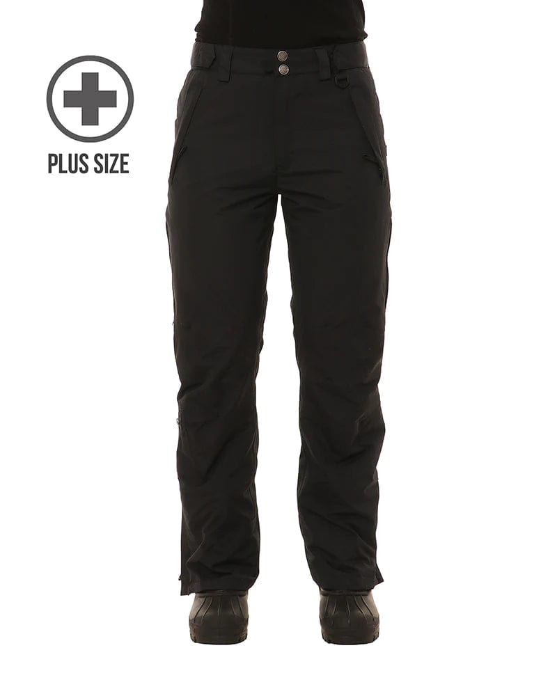 XTM 20 / BLACK XTM Smooch Plus Size Ladies Ski Pant Sizes 20 - 28