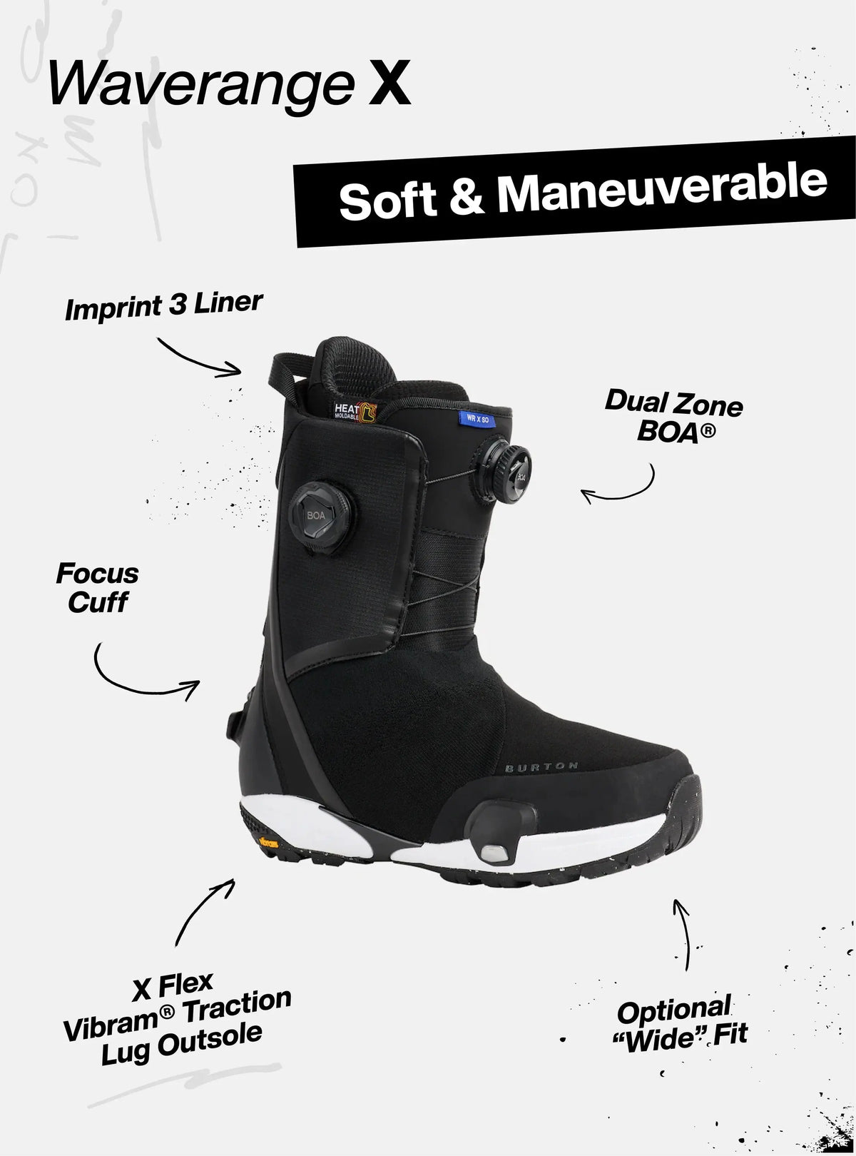 Burton Waverange X Step On Snowboard Boot