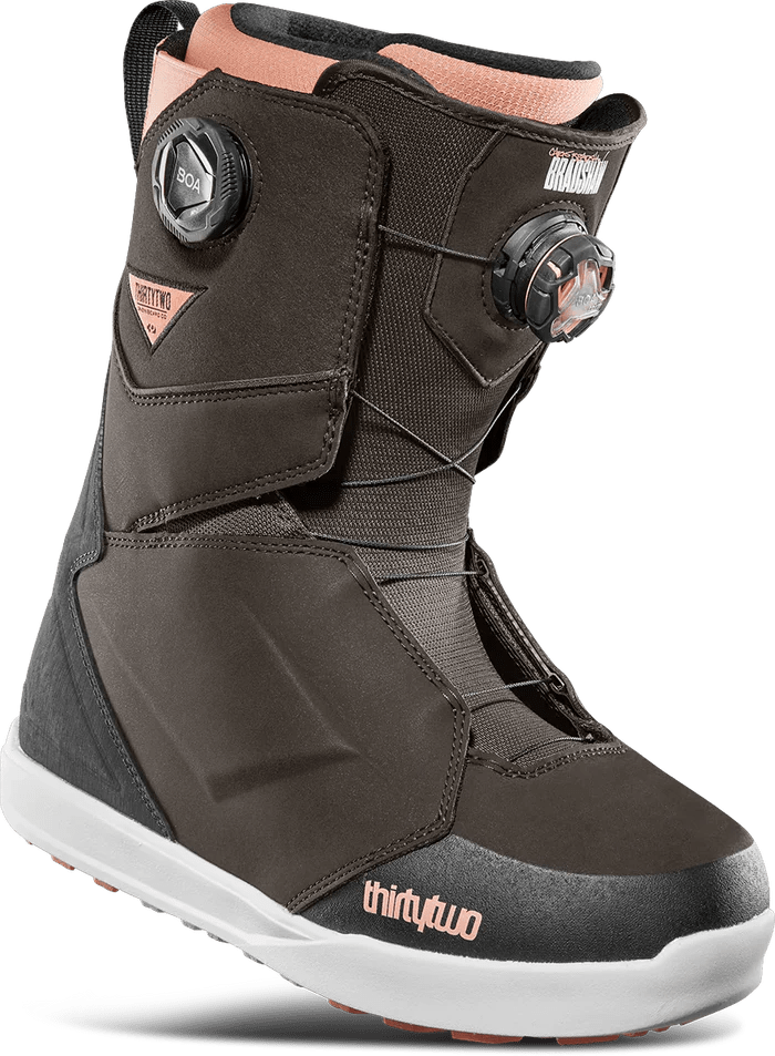 32 8.5 / BROWN 32 Lashed Double boa Bradshaw Snowboard Boot