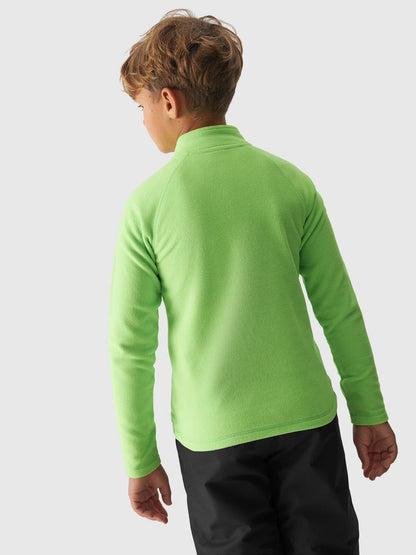 4F 4F Gate Kids 1/4 Zip Fleece Green