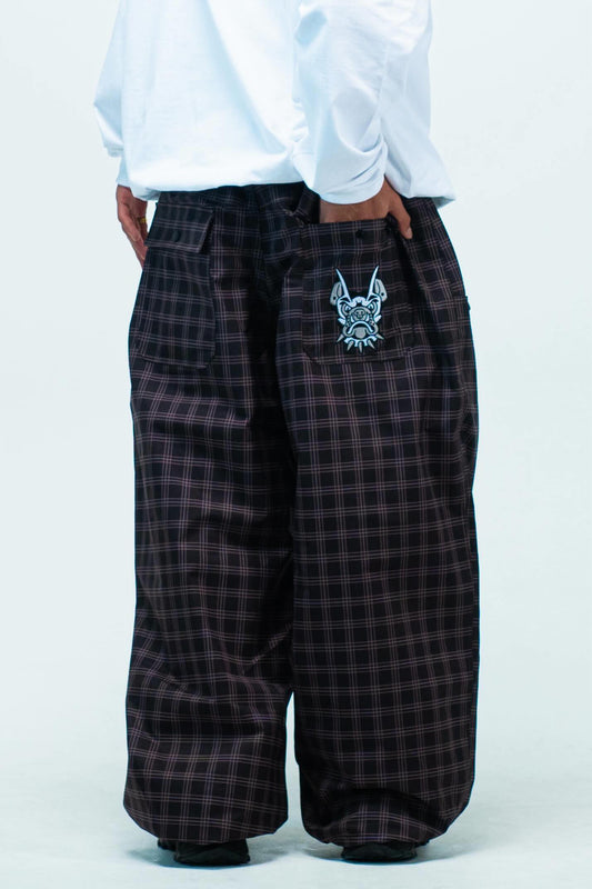 Too Shady Pant Brown Checker