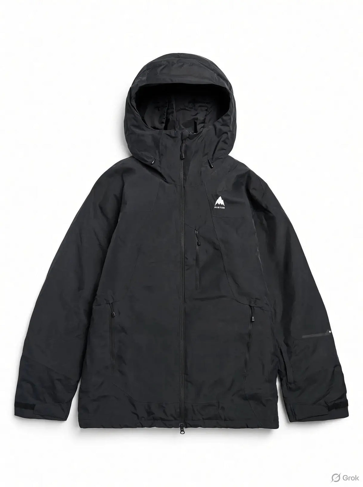 Burton Mens Reserve 2L Insulated Jacket black front view