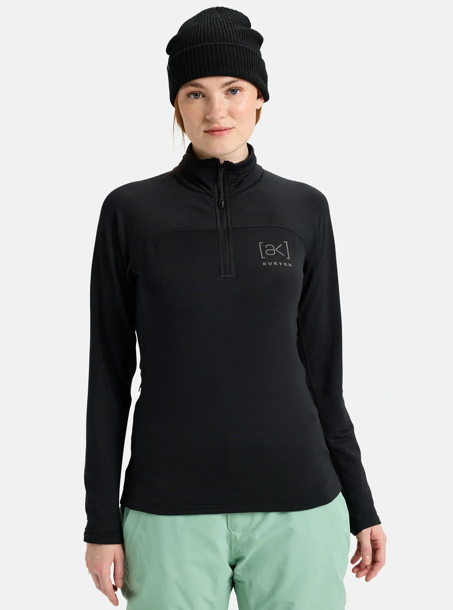 AK Burton AK Helium Womens Half Zip Fleece
