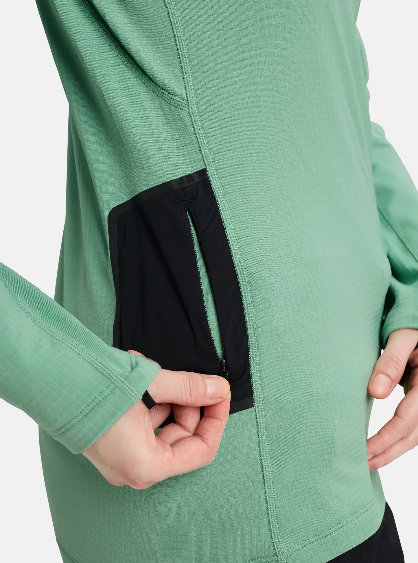 AK S / SOFT SAGE Burton AK Helium Womens Half Zip Fleece