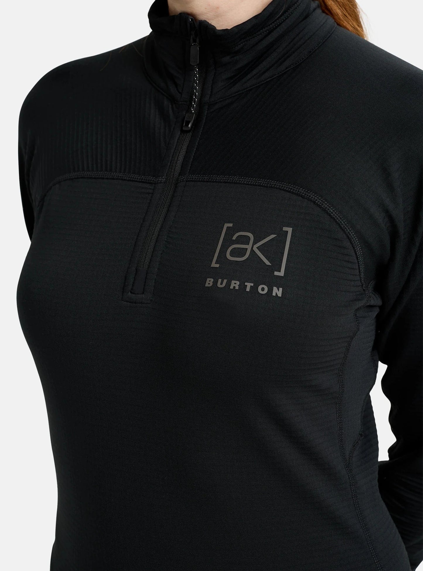 AK XS / BLACK Burton AK Helium Womens Half Zip Fleece