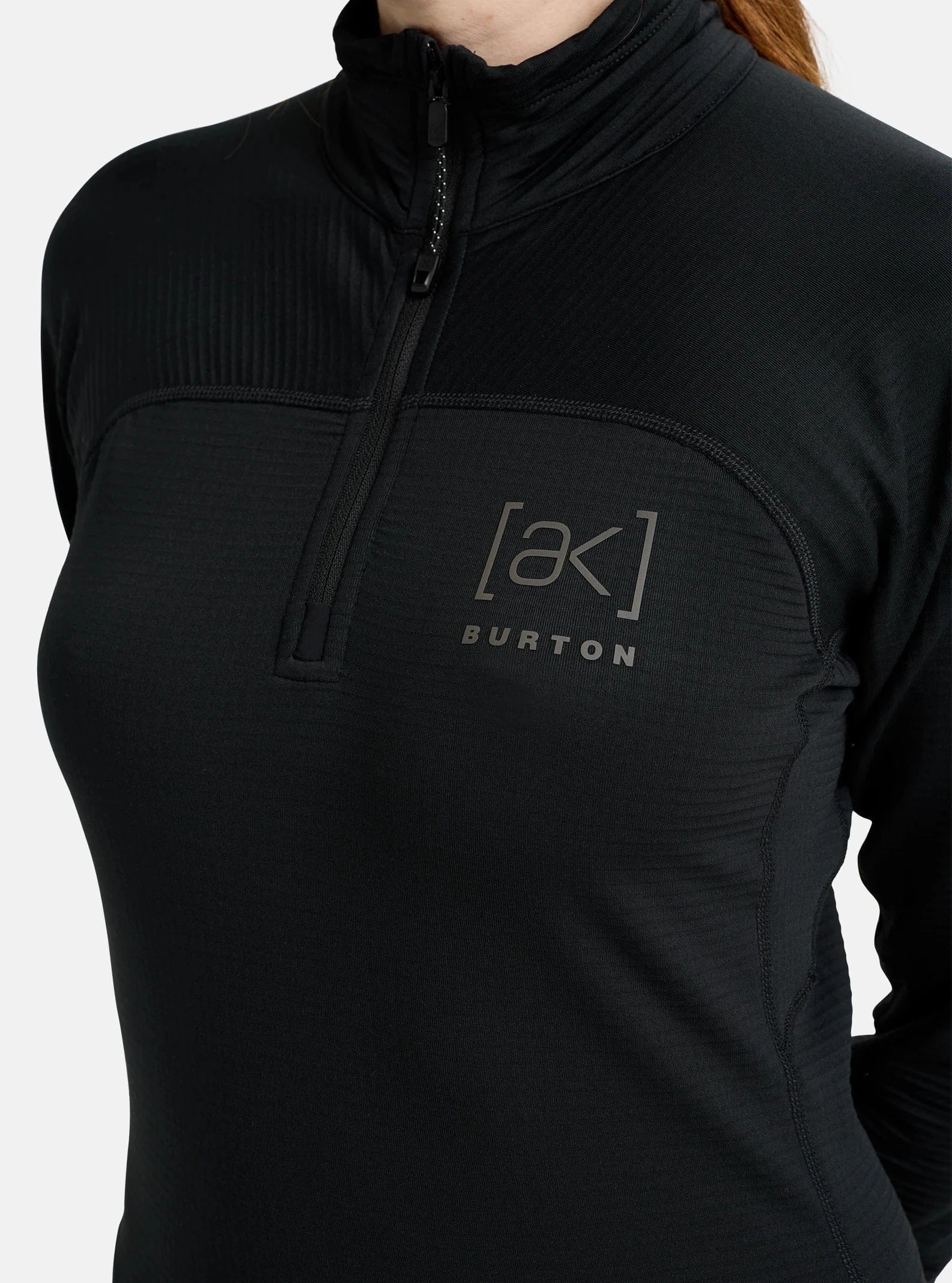 AK XS / BLACK Burton AK Helium Womens Half Zip Fleece