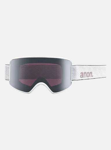 ANON WHITE Anon WM3 Goggle Womens - Bonus Lens + MFI Mask