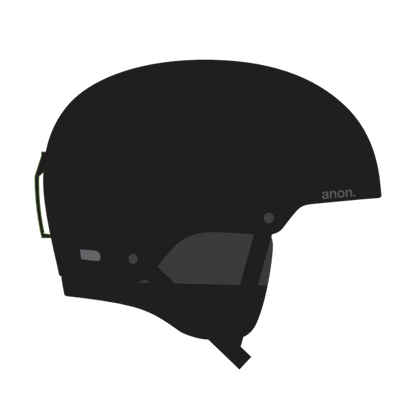 ANON Anon Raider 3 Snow Helmet Black