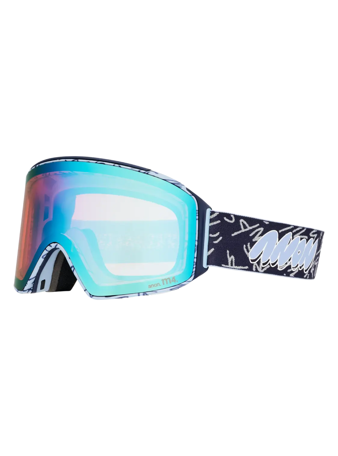 Anon M4 Goggles Low Bridge Cylindrical + Bonus Lens + MFI Face Mask