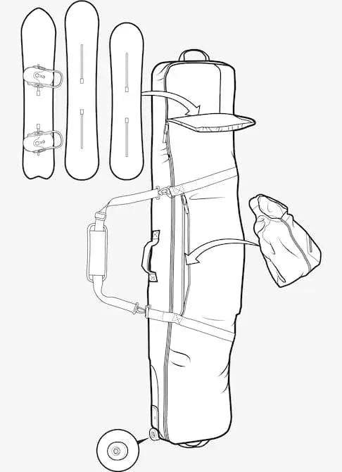 BURTON Burton Wheelie Gig Bag