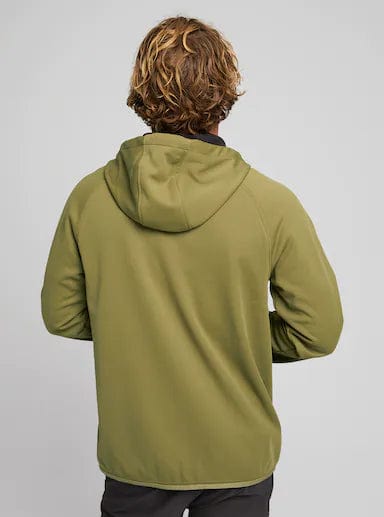 BURTON Burton Crown Full Zip Waterproof Hoodie Olive