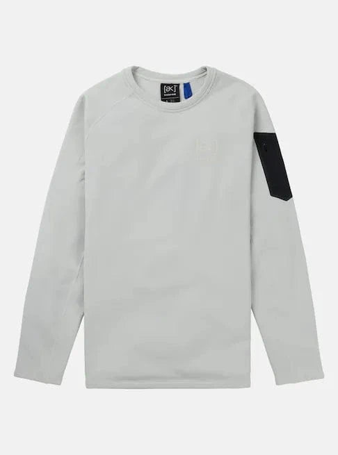 BURTON S / Gray Cloud Burton Mens AK Baker Stretch Fleece Crew