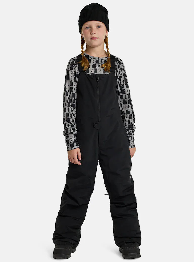 BURTON XS / BLACK Burton Kids Skylar 2L Bib Pants