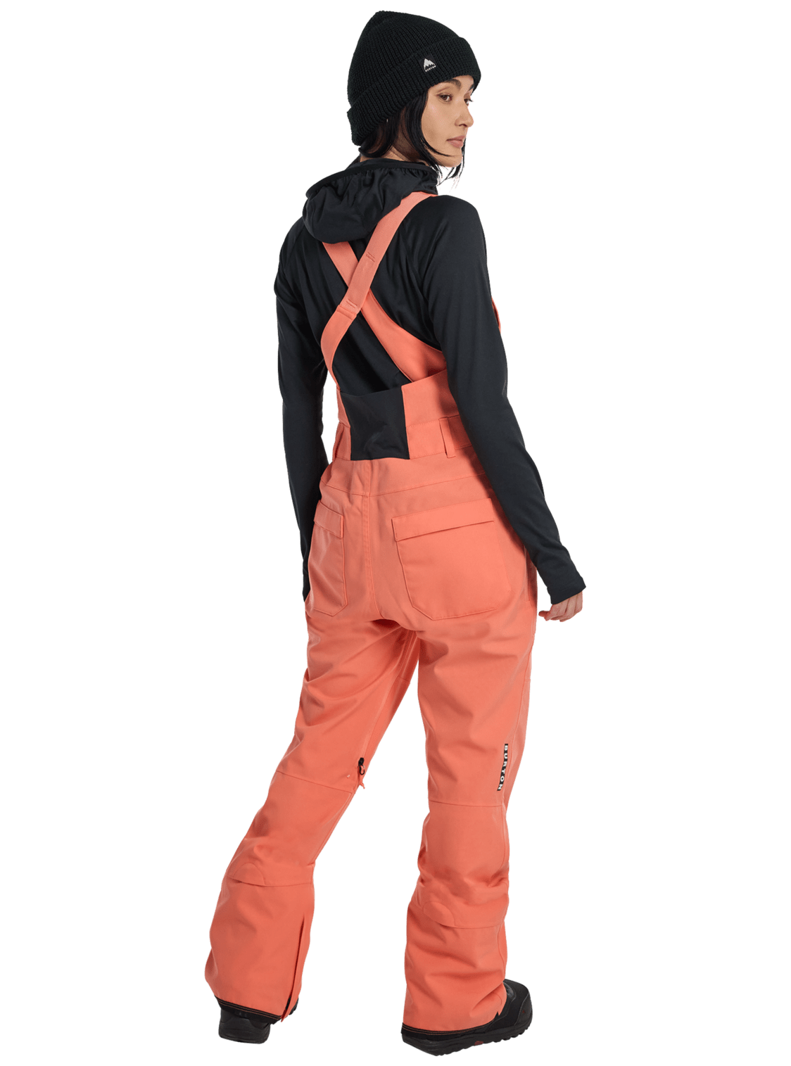 BURTON Burton Womens Avalon Stretch Bib Pants Peach