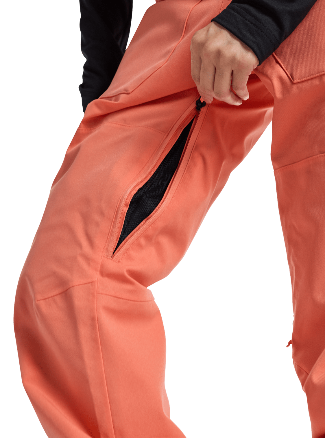 BURTON Burton Womens Avalon Stretch Bib Pants Peach