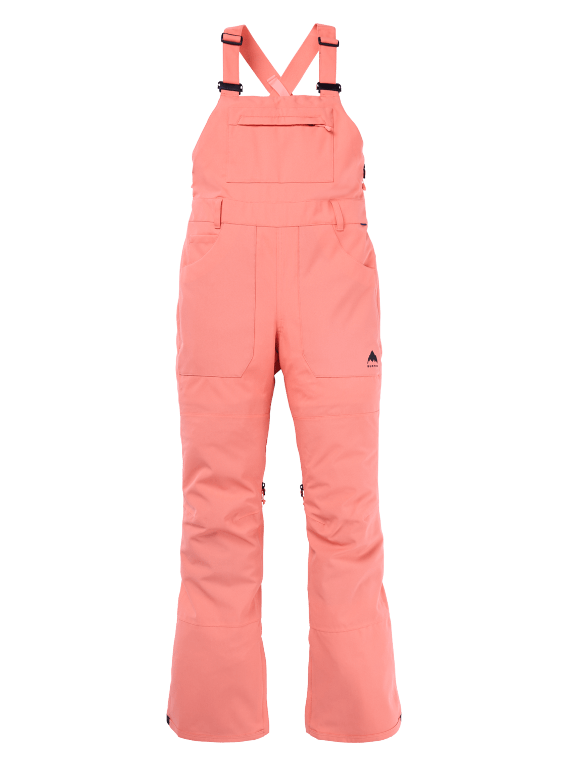 BURTON S / Peach Echo Burton Womens Avalon Stretch Bib Pants Peach