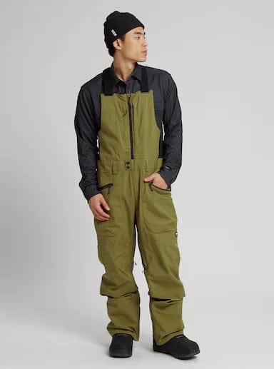 BURTON L / OLIVE Burton Reserve Bib Mens Snow Pant