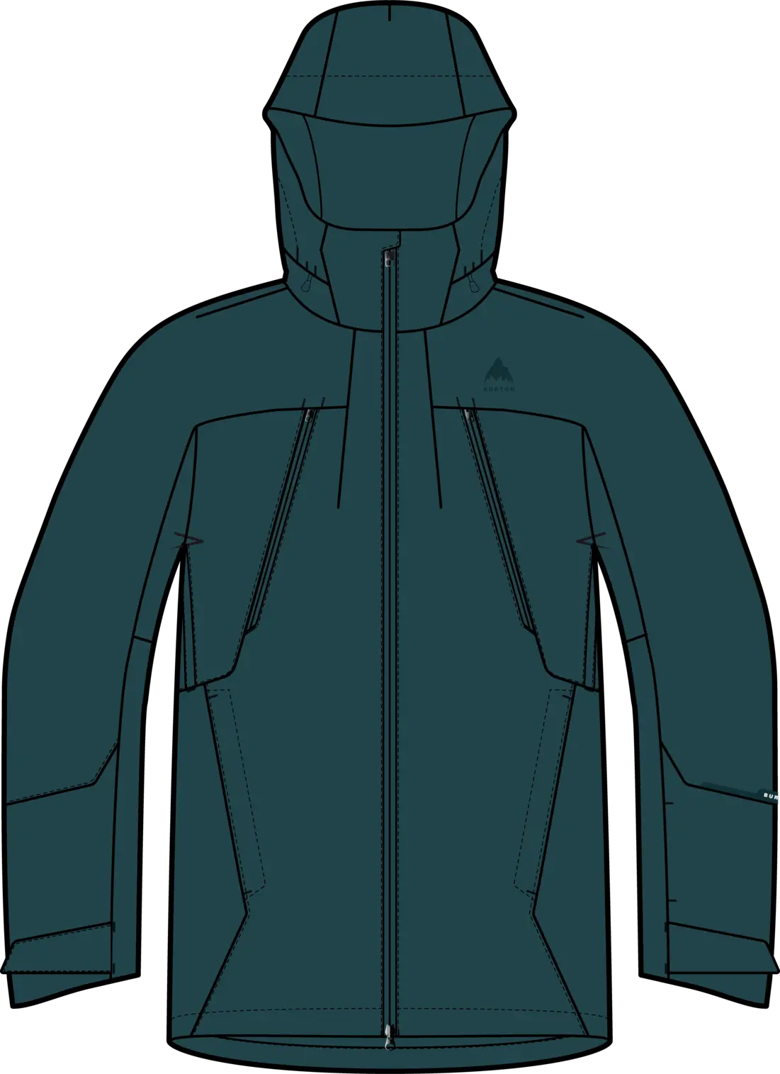 Burton Mens Reserve 2L 3-In-1 Jacket