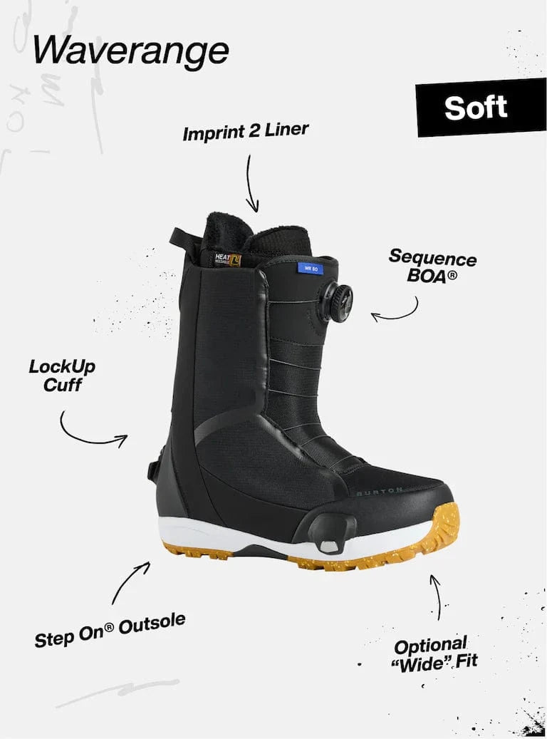 BURTON Burton Mens Waverange Step On Snowboard Boots