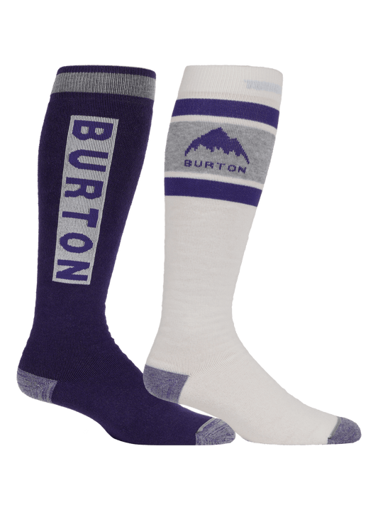 BURTON S / PURPLE Burton Mens Weekend Midweight 2 Pack Socks