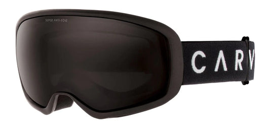 CARVE BLACK Carve First Tracks Snow Goggle Asian Fit