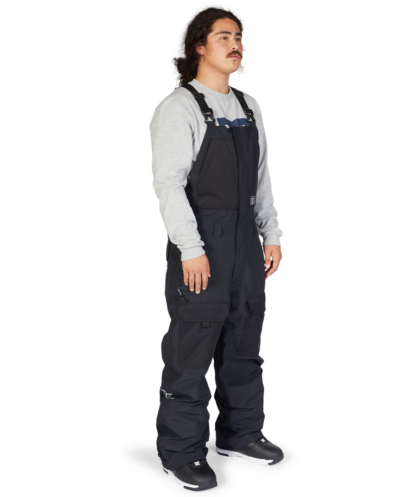 DC 2XL / BLACK DC Shadow Mens Snow Bib Pant