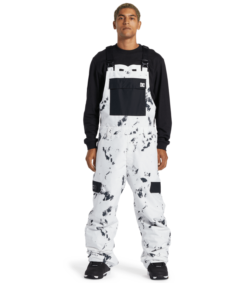 DC L / SNOW CAMO DC Docile Snow Bib Pant