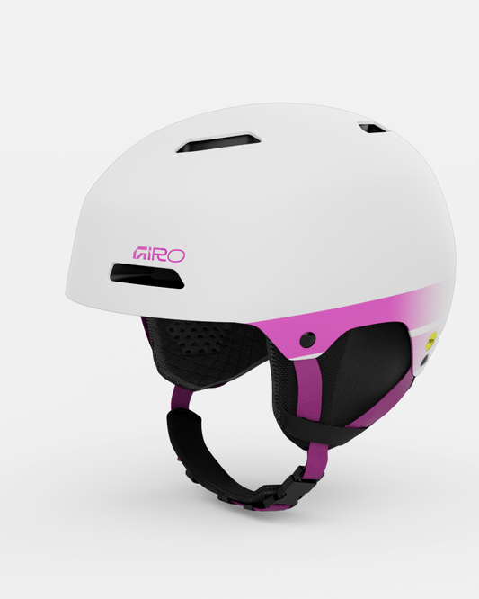 GIRO S / White Pink Giro Ledge Mips Snow Helmet