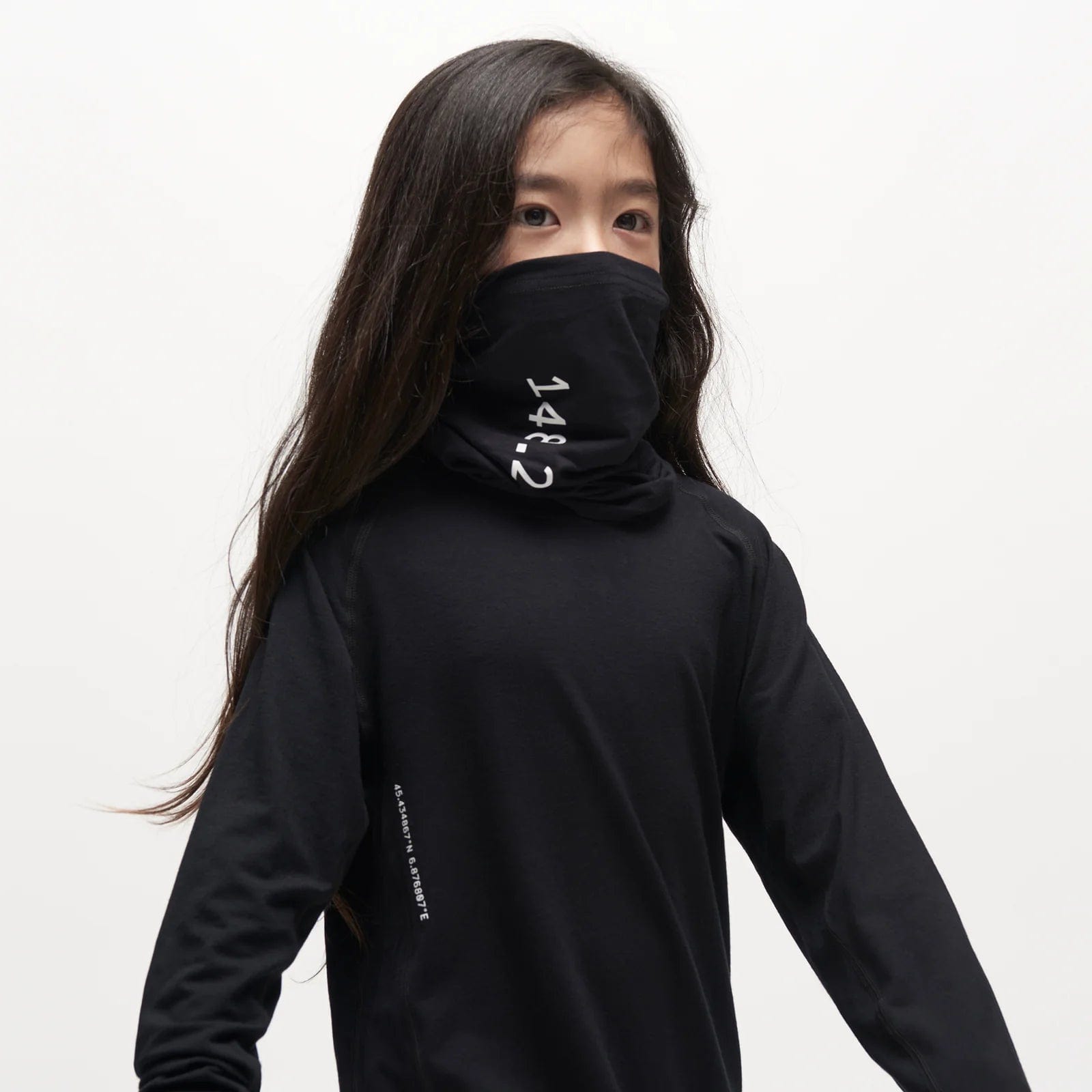 LE BENT BLACK Le Bent Kids Core Neck Gaiter Black