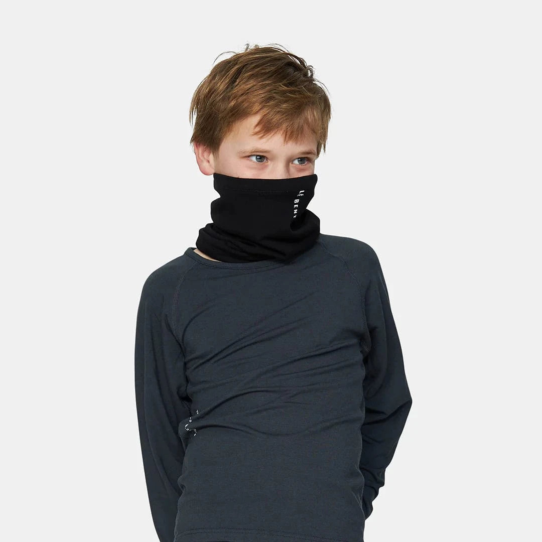 LE BENT BLACK Le Bent Kids Waffle Midweight Neck Gaiter