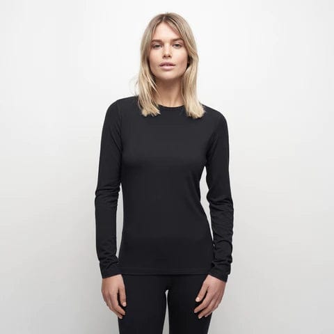 LE BENT M / BLACK Le Bent Womens 200 Crew Black