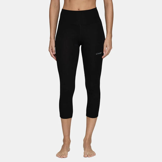 LE BENT XS / BLACK Le Bent Womens Midweight 3/4 Bottom