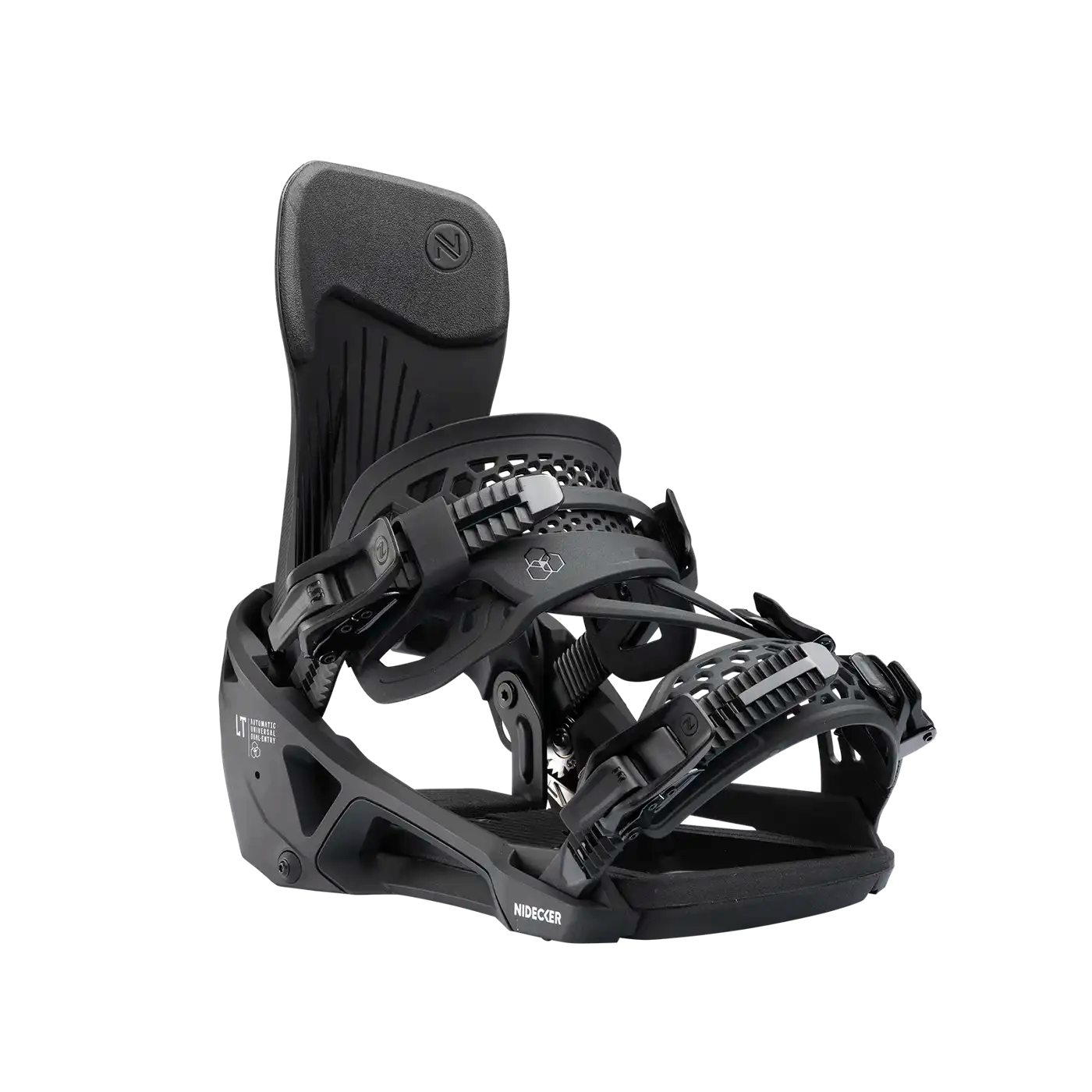 NIDECKER L / BLACK Nidecker Supermatic LT Snowboard Bindings