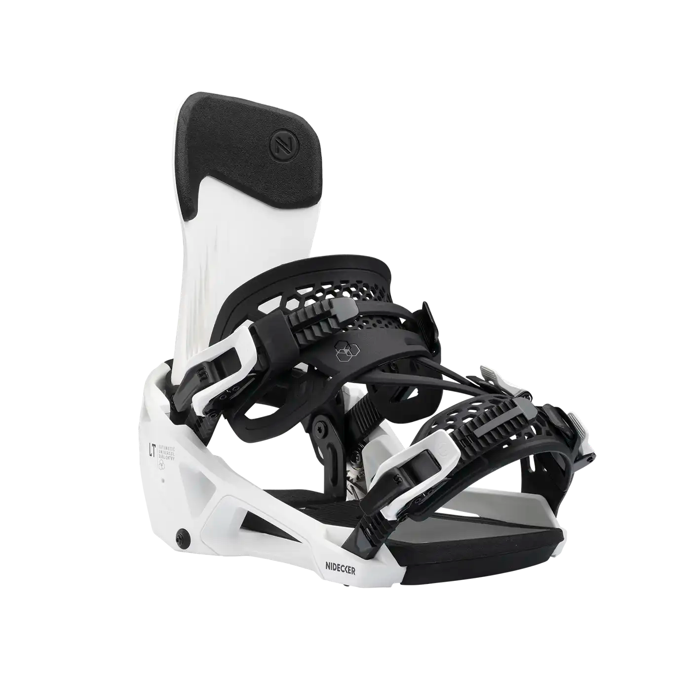 NIDECKER L / WHITE Nidecker Supermatic LT Snowboard Bindings