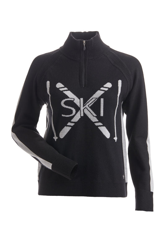 Nils Cross Country Knit Black