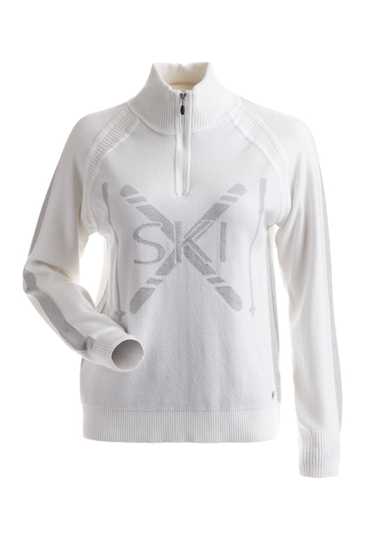 Nils Cross Country Knit White