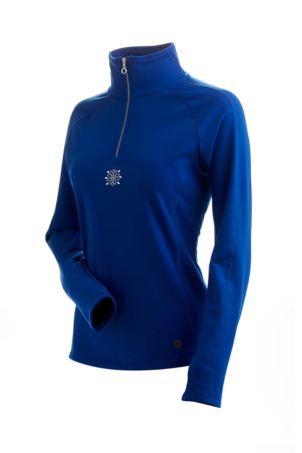 NILS S / BLUE Nils Lisie 1/4 Zip Turtle Neck