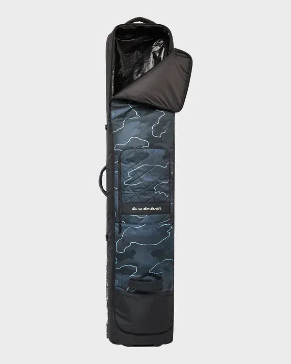 QUIKSILVER CAMOSTROKES BLACK QUIKSILVER PLATTED BOARDBAG
