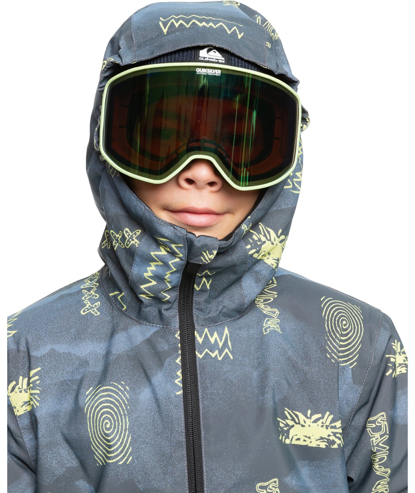 QUIKSILVER Quiksilver Mission Printed Youth Jacket Flint Stone