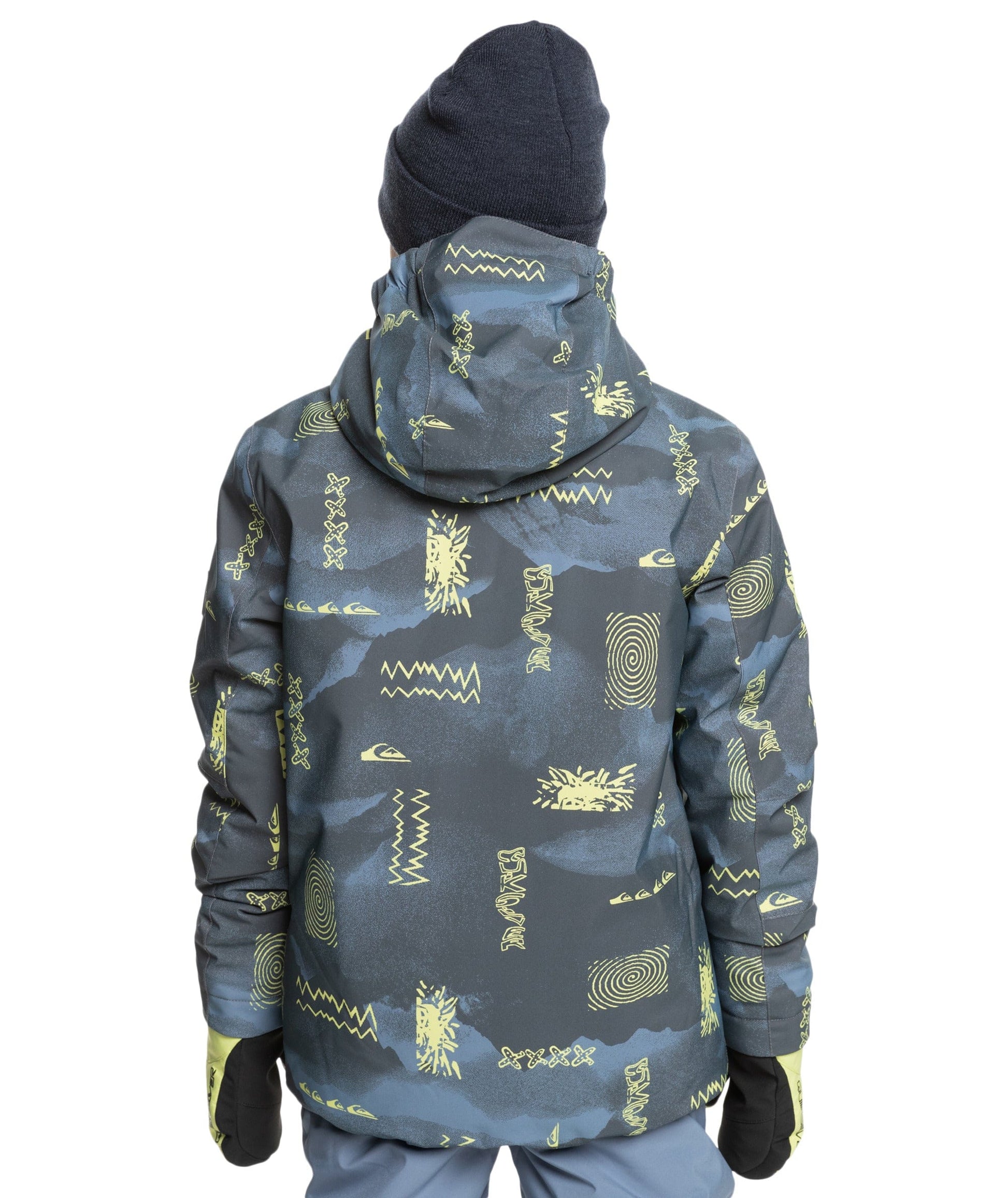 QUIKSILVER Quiksilver Mission Printed Youth Jacket Flint Stone