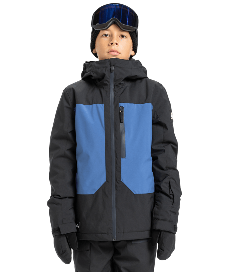 QUIKSILVER S / BLACK QUIKSILVER AMBITION 20K YOUTH JACKET