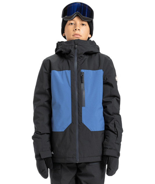 QUIKSILVER S / BLACK QUIKSILVER AMBITION 20K YOUTH JACKET