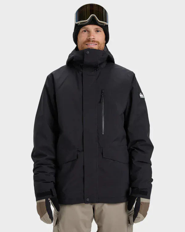 QUIKSILVER M / BLACK QUIKSILVER MISSION SOLID JACKET