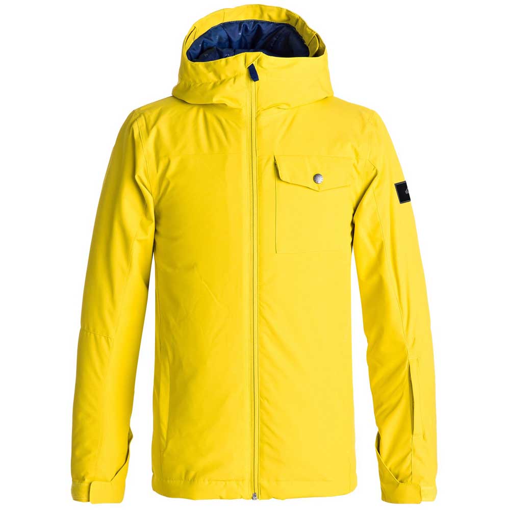 QUIKSILVER S / YELLOW Quiksilver Mission Solid Jacket Yellow