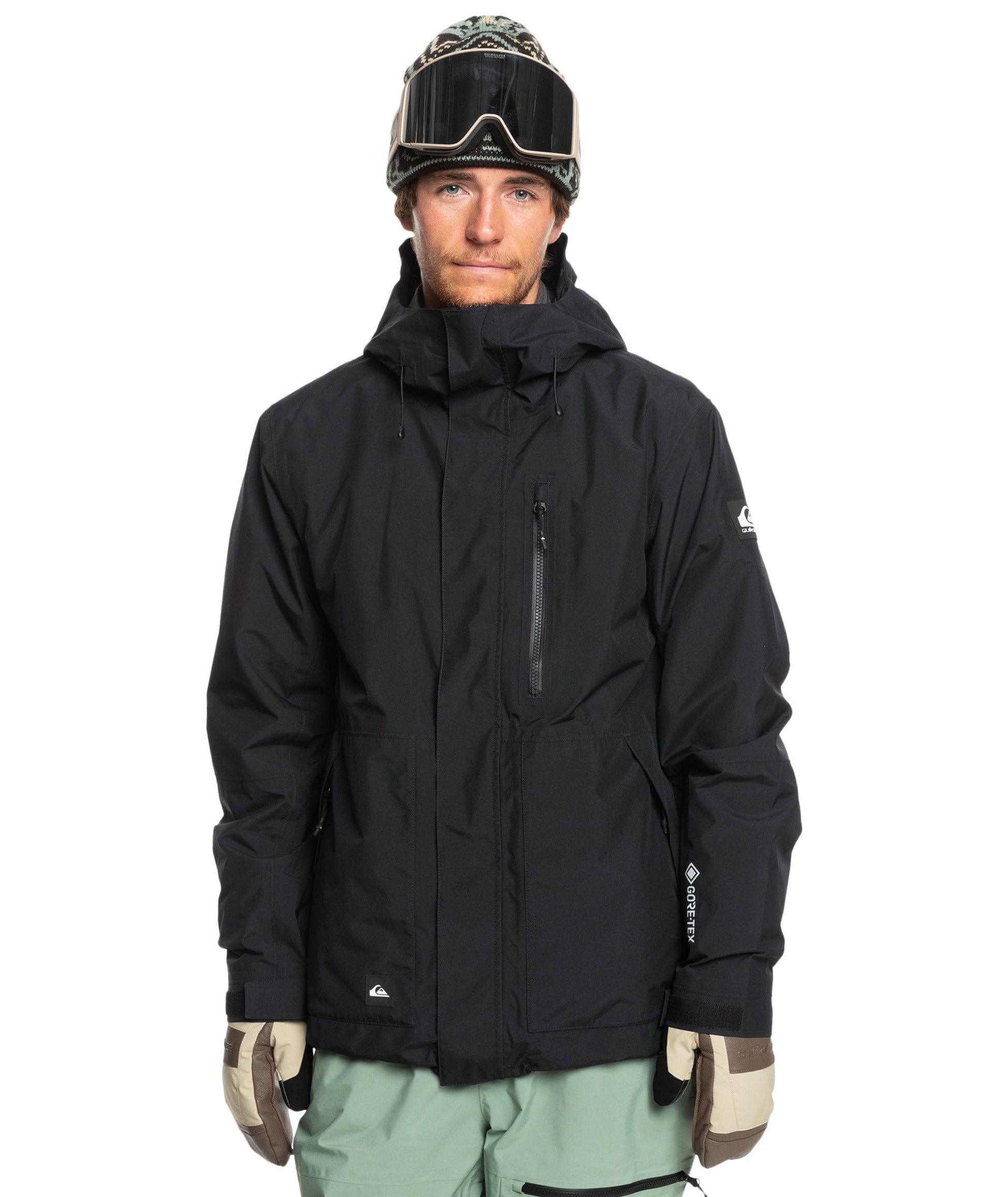 QUIKSILVER S / BLACK Quiksilver Mission Goretex Jacket 2025