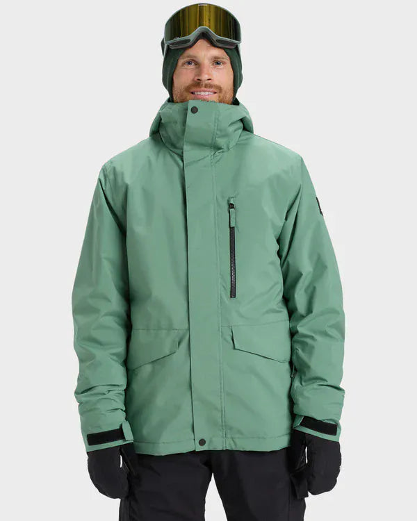 QUIKSILVER S / DARK IVY QUIKSILVER MISSION SOLID JACKET