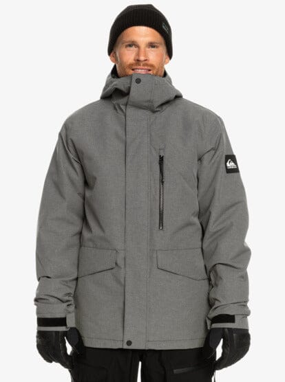 QUIKSILVER S / GREY Quiksilver Mission Jacket Grey