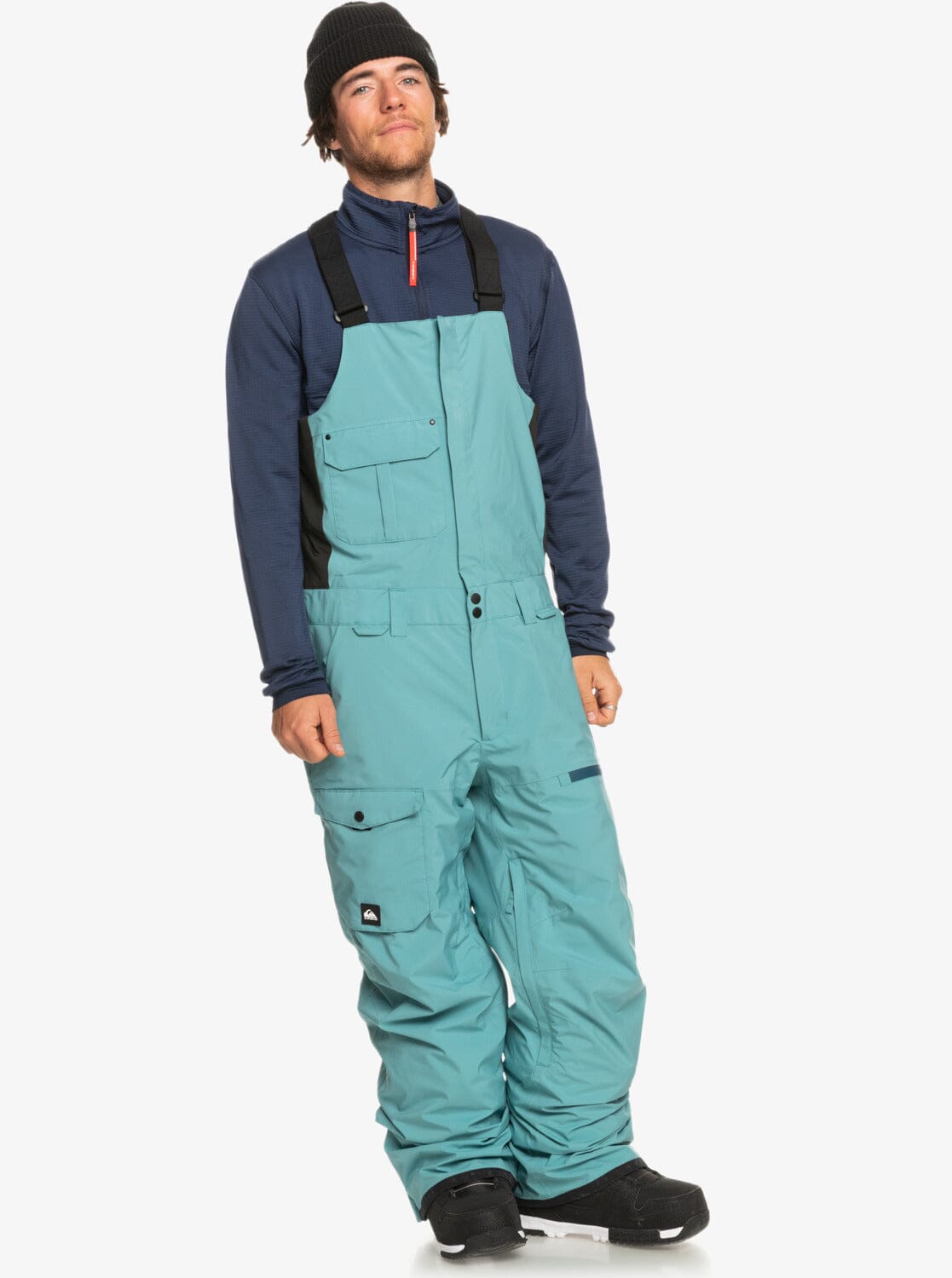 QUIKSILVER S / BLUE Quiksilver Utility Bib Snow Pant