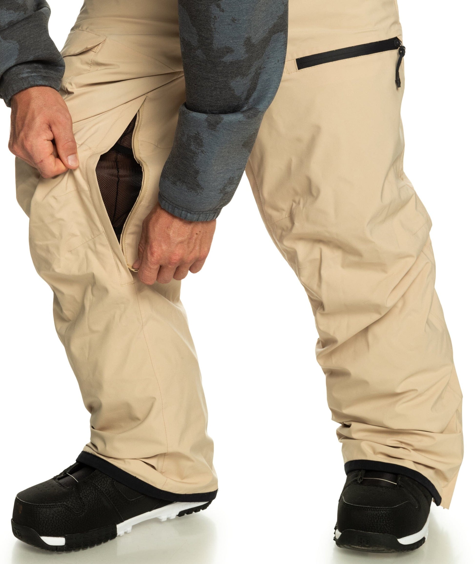 QUIKSILVER Quiksilver Utility Bib 2024 Snow Pant Khaki