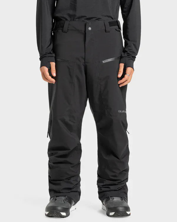 QUIKSILVER S / BLACK QUIKSILVER PARAMO STRETCH 20K PANT